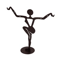 Small Dancer Metal Earring Rack Jewelry Display