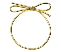 Metallic Stretch Loop Gold 6