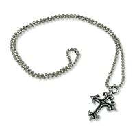 Pewter Cross Necklace