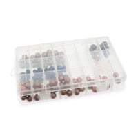 24 Compartment Clear Plastic Square Jewelry Organizer