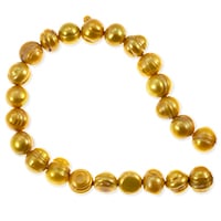 Freshwater Potato Pearl Gold 8-9mm (16