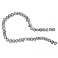 VALUED Freshwater Potato Pearls Grey 9-10mm (16