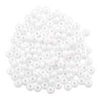 Preciosa Czech Seed Bead 6/0 White (10 Grams)