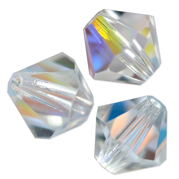 Preciosa Crystal AB Bicone Bead 3mm (Factory Pack of 1,440)