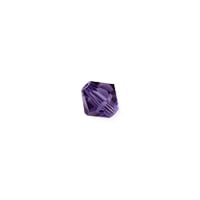 Preciosa Crystal Bicone Bead 3mm Tanzanite (10-Pcs)