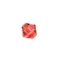 Preciosa Crystal Bicone Bead 4mm Padparadscha (10-Pcs)