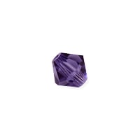 Preciosa Crystal Bicone Bead 4mm Tanzanite (10-Pcs)