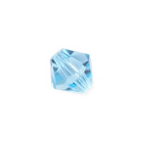 Preciosa Crystal Bicone Bead 6mm Aqua Bohemica (10-Pcs)