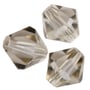 Preciosa Crystal Bicone Bead 6mm Crystal Velvet (10-Pcs)