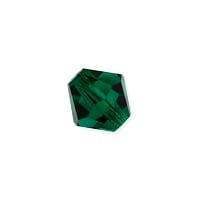 Preciosa Crystal Bicone Bead 6mm Emerald (10-Pcs)