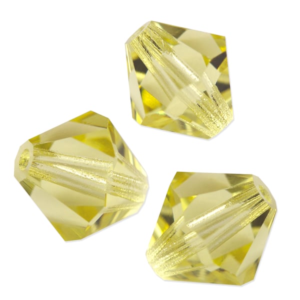 Preciosa Crystal Bicone Bead 6mm Jonquil (10-Pcs)