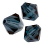 Preciosa Crystal Bicone Bead 6mm Montana (10-Pcs)