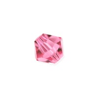 Preciosa Crystal Bicone Bead 6mm Rose (10-Pcs)