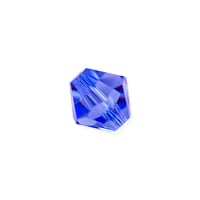 Preciosa Crystal Bicone Bead 6mm Sapphire (10-Pcs)