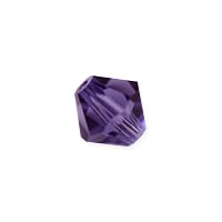 Preciosa Crystal Bicone Bead 6mm Tanzanite (10-Pcs)