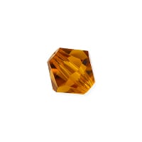 Preciosa Crystal Bicone Bead 6mm Topaz (10-Pcs)