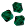 Preciosa Crystal Bicone Bead 8mm Emerald (10-Pcs)