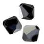 Preciosa Crystal Bicone Bead 8mm Jet Hematite 2X (10-Pcs)