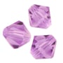 Preciosa Crystal Bicone Bead 8mm Violet (10-Pcs)