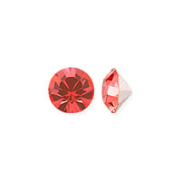 Preciosa Crystal MAXIMA Chaton 3mm (PP24) Padparadscha (10-Pcs)