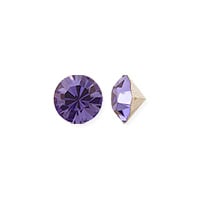 Preciosa Crystal MAXIMA Chaton 3mm (PP24) Tanzanite (10-Pcs)