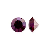 Preciosa Crystal MAXIMA Chaton 4mm (SS16) Amethyst (10-Pcs)