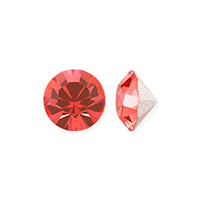 Preciosa Crystal MAXIMA Chaton 4mm (SS16) Padparadscha (10-Pcs)