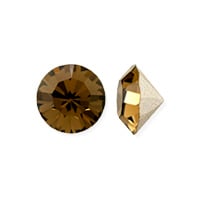 Preciosa Crystal MAXIMA Chaton 5.25mm (SS24) Smoked Topaz (10-Pcs)