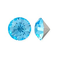 Preciosa Crystal MAXIMA Chaton 6.25mm (SS29) Aqua Bohemica (10-Pcs)