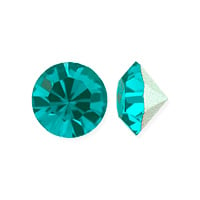 Preciosa Crystal MAXIMA Chaton 6.25mm (SS29) Blue Zircon (10-Pcs)