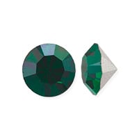 Preciosa Crystal MAXIMA Chaton 6.25mm (SS29) Emerald (10-Pcs)