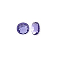 Preciosa Crystal VIVA12 Hotfix Rhinestone 3mm (SS12) Tanzanite (10-Pcs)