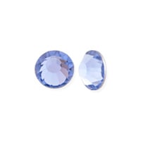 Preciosa Crystal VIVA12 Flat Back Rhinestone 4mm (SS16) Light Sapphire (10-Pcs)