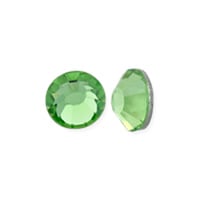 Preciosa Crystal VIVA12 Flat Back Rhinestone 4mm (SS16) Peridot (10-Pcs)