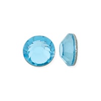 Preciosa Crystal VIVA12 Flat Back Rhinestone 4.7mm (SS20) Aqua Bohemica (10-Pcs)