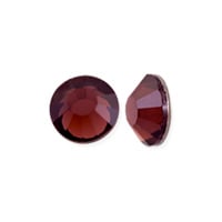 Preciosa Crystal VIVA12 Flat Back Rhinestone 4.7mm (SS20) Burgundy (10-Pcs)