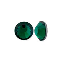 Preciosa Crystal VIVA12 Flat Back Rhinestone 4.7mm (SS20) Emerald (10-Pcs)