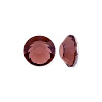 Preciosa Crystal VIVA12 Flat Back Rhinestone 4.7mm (SS20) Light Burgundy (10-Pcs)