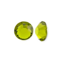 Preciosa Crystal VIVA12 Flat Back Rhinestone 4.7mm (SS20) Olivine (10-Pcs)