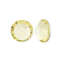 Preciosa Crystal VIVA12 Flat Back Rhinestone 6.5mm (SS30) Jonquil (10-Pcs)