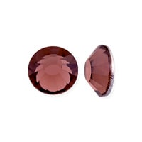 Preciosa Crystal VIVA12 Flat Back Rhinestone 6.5mm (SS30) Light Burgundy (10-Pcs)