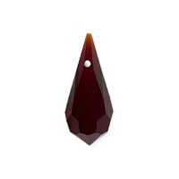 Preciosa Crystal 984 Drop Pendant 18x9mm Garnet  (1-Pc)