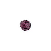 Preciosa Crystal Round Bead 3mm Amethyst (10-Pcs)