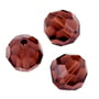 Preciosa Crystal Round Bead 4mm Light Burgundy (10-Pcs)