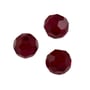 Preciosa Crystal Round Bead 6mm Siam (10-Pcs)