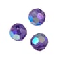 Preciosa Crystal Round Bead 6mm Tanzanite AB (10-Pcs)