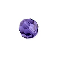 Preciosa Crystal Round Bead 8mm Tanzanite (10-Pcs)