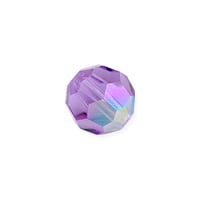 Preciosa Crystal Round Bead 8mm Violet AB (10-Pcs)