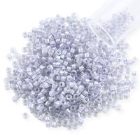 Miyuki Delica Seed Bead 11/0 Color Lined Dove Grey (3 Gram Tube)