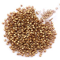 Miyuki Delica Seed Bead 11/0 Gold Luster Light Topaz (3 Gram Tube)